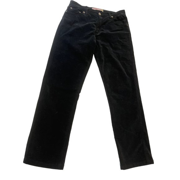 Vitamina Jeans Womens Jeans Straight Leg Deluxe Edition Mid Rise Black Size 44 - Picture 1 of 10